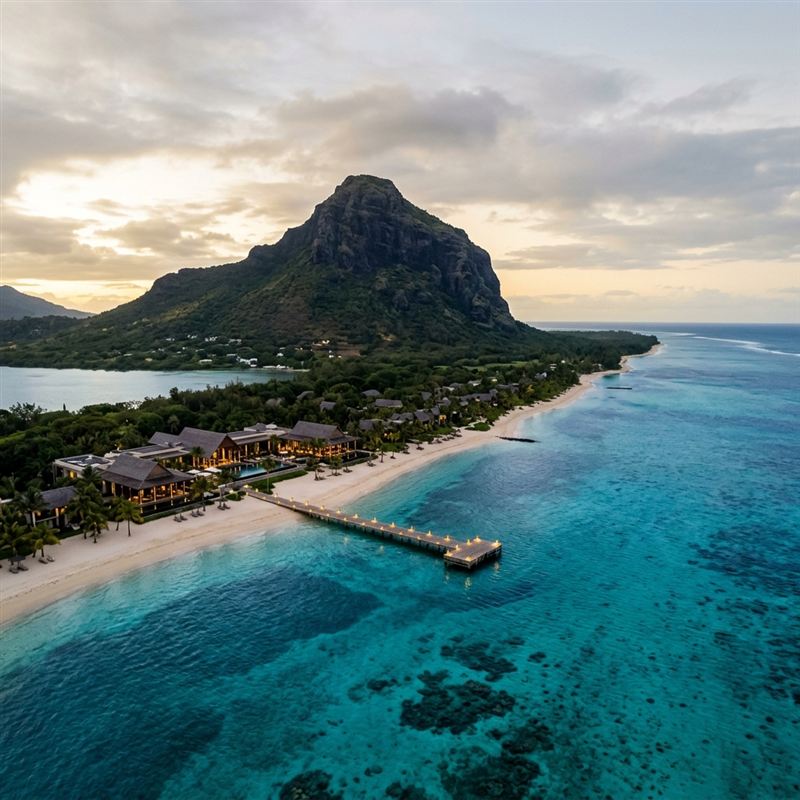 Le Morne Brabant with ICTA stamp