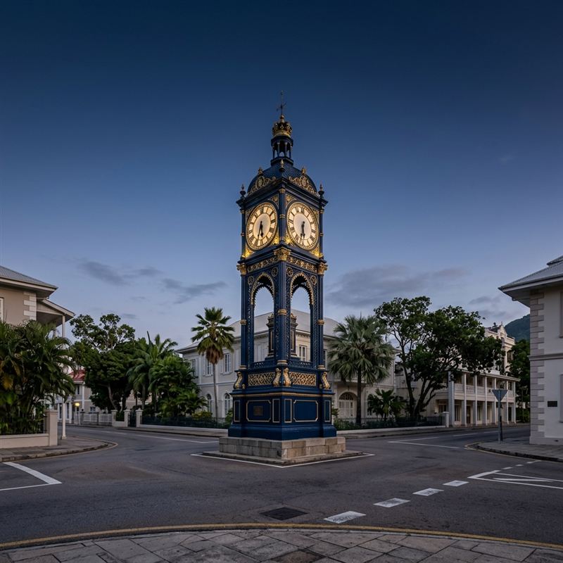 Victoria Clocktower with SCRA stamp